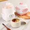 Hình ảnh chi tiết: Nồi nấu chậm lòng sứ 1 Lít Mishio MK383 | Chưng yến , Hầm nhừ vẫn hỗ trợ chế biến món ăn tiện lợi