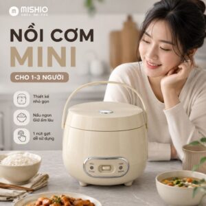 Nồi cơm điện 1.2L Mishio MK387