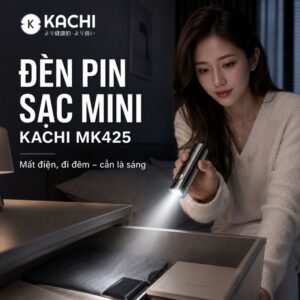 Đèn Pin Sạc Đa Năng Kachi MK425: Soi Rọi Mọi Hành Trình, Bừng Sáng Mọi Cuộc Vui