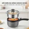 Hình ảnh chi tiết: Nồi nấu đa năng Mishio MK321 | Dung tích 1.5L kèm xửng hấp inox 304