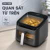 Hình ảnh chi tiết: Nồi chiên không dầu Mishio MK473 7L – Quan sát món ngon qua cửa kính