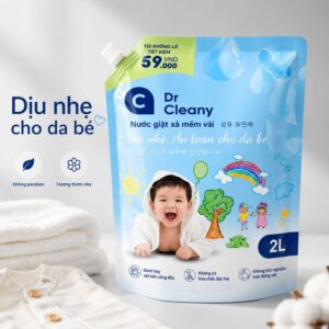 Nước Giặt Cho Bé Dr. Cleany 2kg - Dịu Nhẹ, An Toàn Cho Da Nhạy Cảm | Công Nghệ Hàn Quốc MK
