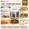 Hình ảnh chi tiết: Nồi cơm điện lòng sứ Mishio MK402 1.8L