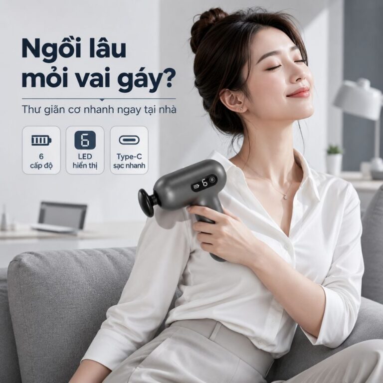 Súng massage Kachi MK454