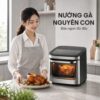 Hình ảnh chi tiết: Nồi chiên không dầu Mishio MK474 12L – Cảm ứng, cửa kính quan sát