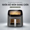 Hình ảnh chi tiết: Nồi chiên không dầu Mishio MK473 7L – Quan sát món ngon qua cửa kính