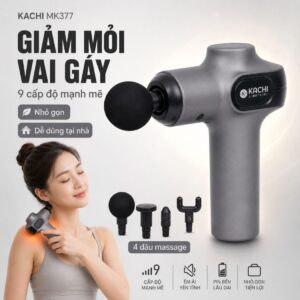 Máy massage cầm tay Kachi MK377 với 9 cấp độ rung