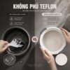 Hình ảnh chi tiết: Nồi Cơm Điện Áp Suất Lòng Sứ Dưỡng Sinh Mishio MK396 dung tích 0.8L cho 1-2 người – Bí Quyết Cho Cơm Gạo Lứt