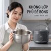 Hình ảnh chi tiết: Nồi cơm điện lòng inox 304 Mishio MK451 / MK452 (1,2 / 1,8L) không phủ chống dính
