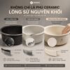 Hình ảnh chi tiết: Nồi cơm điện lòng sứ dưỡng sinh Mishio MK365 chống dính tự nhiên trọn đời không bong tróc