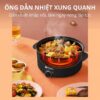 Hình ảnh chi tiết: Nồi Lẩu 4L Mishio MK328 có xửng hấp