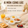 Hình ảnh chi tiết: Bộ Nồi Chảo Chống Dính 21 Món Mishio MK469 – Trắng Kem Thanh Lịch, An Toàn Chuẩn FDA