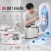 Hình ảnh chi tiết: Máy Sấy Quần Áo UV Mishio MK308 – Sấy Khô, Khử Mùi, Hỗ Trợ Khử Khuẩn Cho Cả Gia Đình
