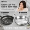 Hình ảnh chi tiết: Chảo Inox đáy từ 3 Lớp Mishio (Size 22, 24, 26, 28, 30cm) MK433, MK434, MK435, MK436, MK437 – Đúc Nguyên Khối, Đáy Từ, An Toàn Vượt Trội