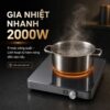 Hình ảnh chi tiết: Bếp Từ Đơn Mishio MK448 Công Suất 2000W – Mặt Kính Kanger Hạng A