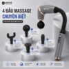 Hình ảnh chi tiết: Gậy Massage Kachi MK405 – Súng Massage Cầm Tay Có Tay Nối Dài, Thư Giãn Sâu Từng Nhóm Cơ