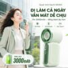 Hình ảnh chi tiết: Quạt Cầm Tay Mini Kachi MK441 – Pin Khủng 3000mAh, Màn Hình LED Hiển Thị, 6 Cấp Độ Gió (Bảo Hành 18 Tháng)