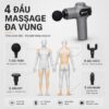 Hình ảnh chi tiết: Máy massage cầm tay Kachi MK377 với 9 cấp độ rung