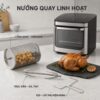 Hình ảnh chi tiết: Nồi chiên không dầu Mishio MK474 12L – Cảm ứng, cửa kính quan sát