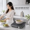Hình ảnh chi tiết: Bếp Từ Đơn Mishio MK448 Công Suất 2000W – Mặt Kính Kanger Hạng A