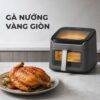 Hình ảnh chi tiết: Nồi chiên không dầu Mishio MK473 7L – Quan sát món ngon qua cửa kính