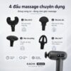 Hình ảnh chi tiết: Súng Massage Cầm Tay Kachi MK454 – Giải Pháp Thư Giãn Cơ Chuyên Sâu & Thông Minh