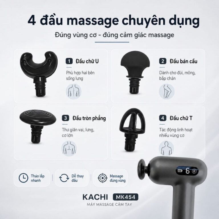 Súng massage Kachi MK454 cầm tay