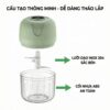 Hình ảnh chi tiết: Máy Xay Tỏi Ớt Mini Chạy Pin Mishio MK420