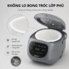 Hình ảnh chi tiết: Nồi cơm điện lòng sứ dưỡng sinh Mishio MK365 chống dính tự nhiên trọn đời không bong tróc