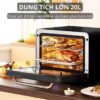 Hình ảnh chi tiết: Lò Chiên Không Dầu Kết Hợp Hơi Nước Mishio MK318 20 Lít