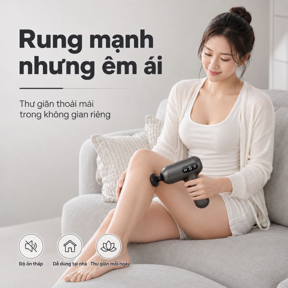 Súng massage Kachi MK454 6 cấp độ