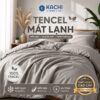 Hình ảnh chi tiết: Bộ Drap Lụa Tencel 100% – Mát Lạnh, Mềm Mịn (Size 1m6/1m8 – Bọc Nệm Dày 20cm) MK445 Kachi