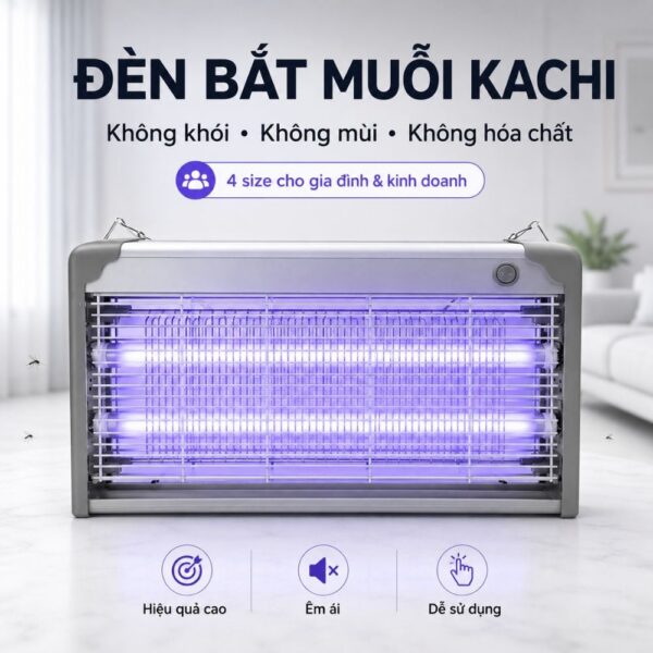 ĐÈN BẮT MUỖI VÀ DIỆT CÔN TRÙNG CAO CẤP KACHI (MODEL MK457 / MK458 / MK459 / MK460) – CÔNG NGHỆ BẪY ÁNH SÁNG KÉP DUAL LIGHT TRAP, chú trọng an toàn khi sử dụng đúng hướng dẫn