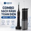 Hình ảnh chi tiết: COMBO chăm sóc răng miệng toàn diện: bàn chải điện làm sạch bề mặt răng + tăm nước làm sạch kẽ răng