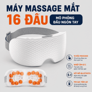 Máy massage mắt 16 đầu rung KACHI MK380 phun sương thư giãn