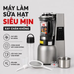 Máy làm sữa hạt và Xay Chân Không Mishio MK307 800W 1.75L