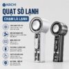 Hình ảnh chi tiết: Quạt Sò Lạnh Cầm Tay Kachi MK419: Mát Lạnh Tức Thì, Đánh Tan Nóng Bức!