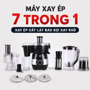 Máy Xay Ép Đa Năng 6 trong 1 Mishio MK323