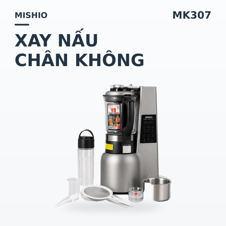 Máy làm sữa hạt và Xay Chân Không Mishio MK307 800W 1.75L