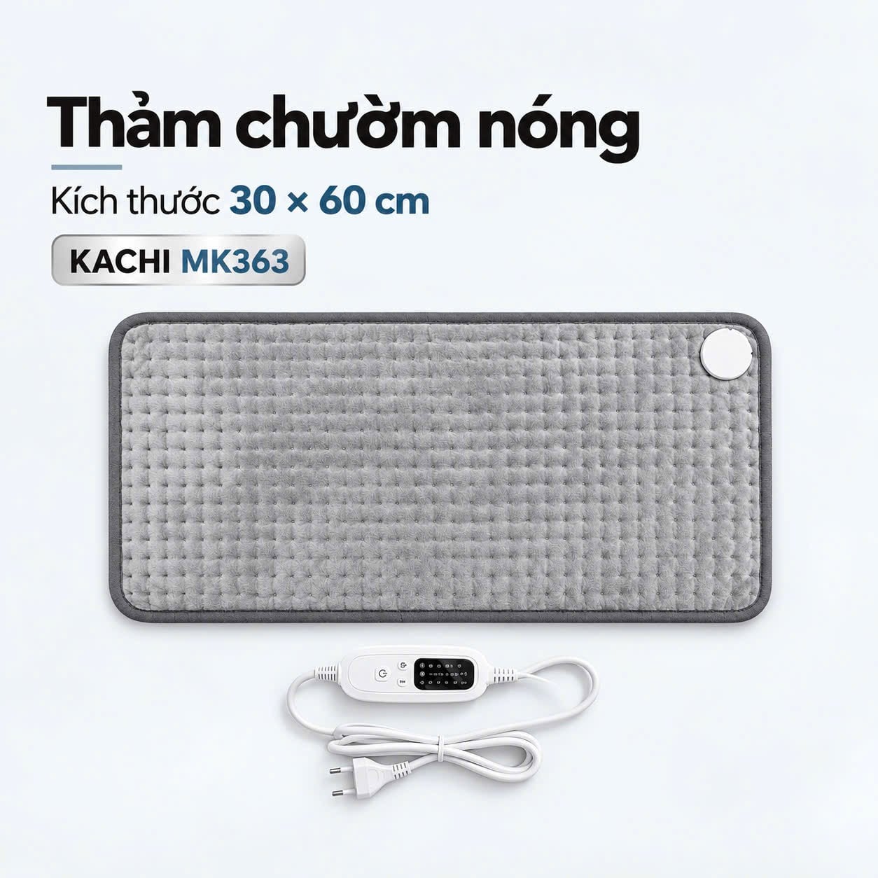 Thảm chườm nóng Kachi MK363 30×60cm – 75W