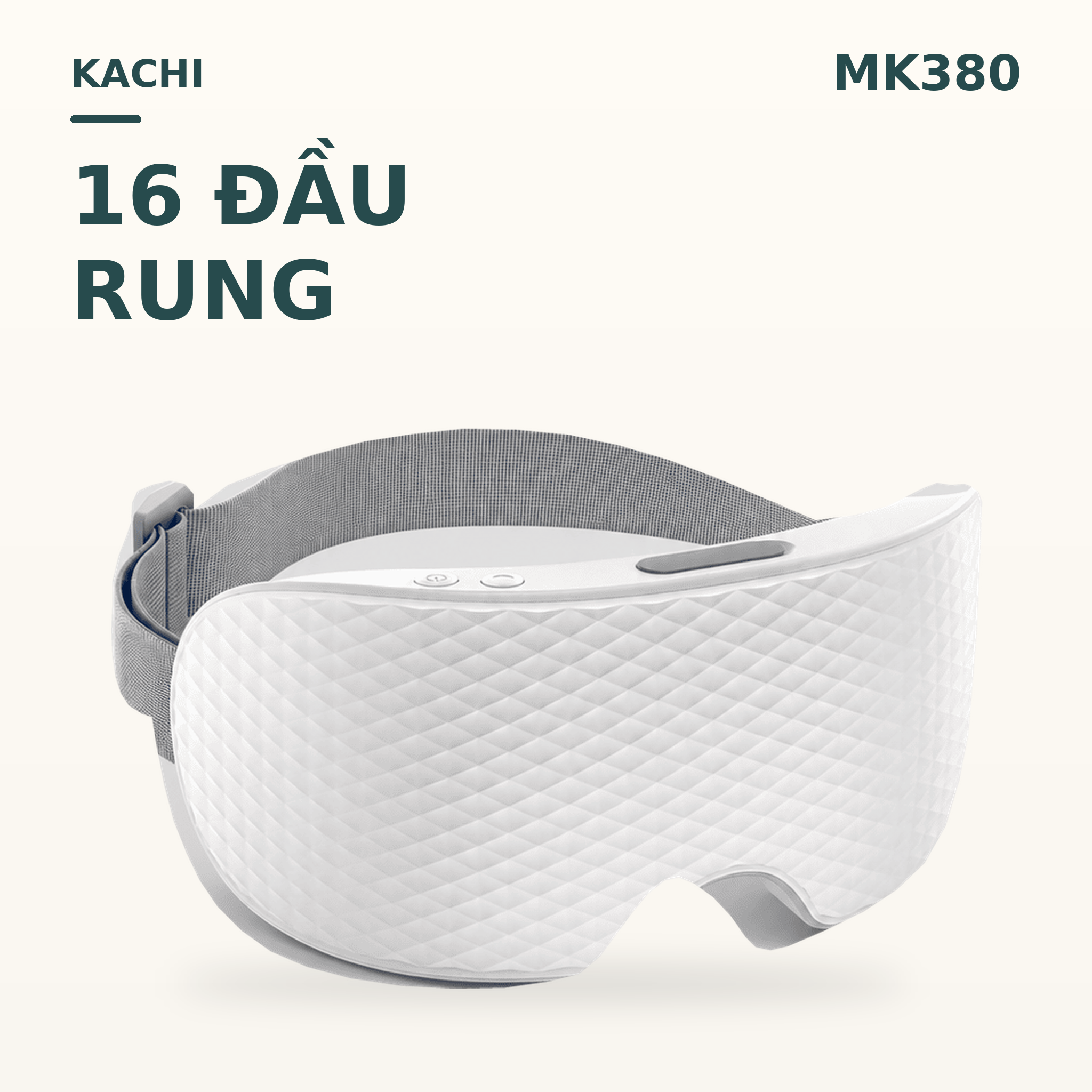 Máy massage mắt 16 đầu rung KACHI MK380 phun sương thư giãn
