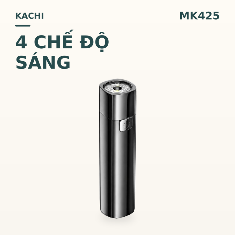 Đèn Pin Sạc Đa Năng Kachi MK425: Soi Rọi Mọi Hành Trình, Bừng Sáng Mọi Cuộc Vui