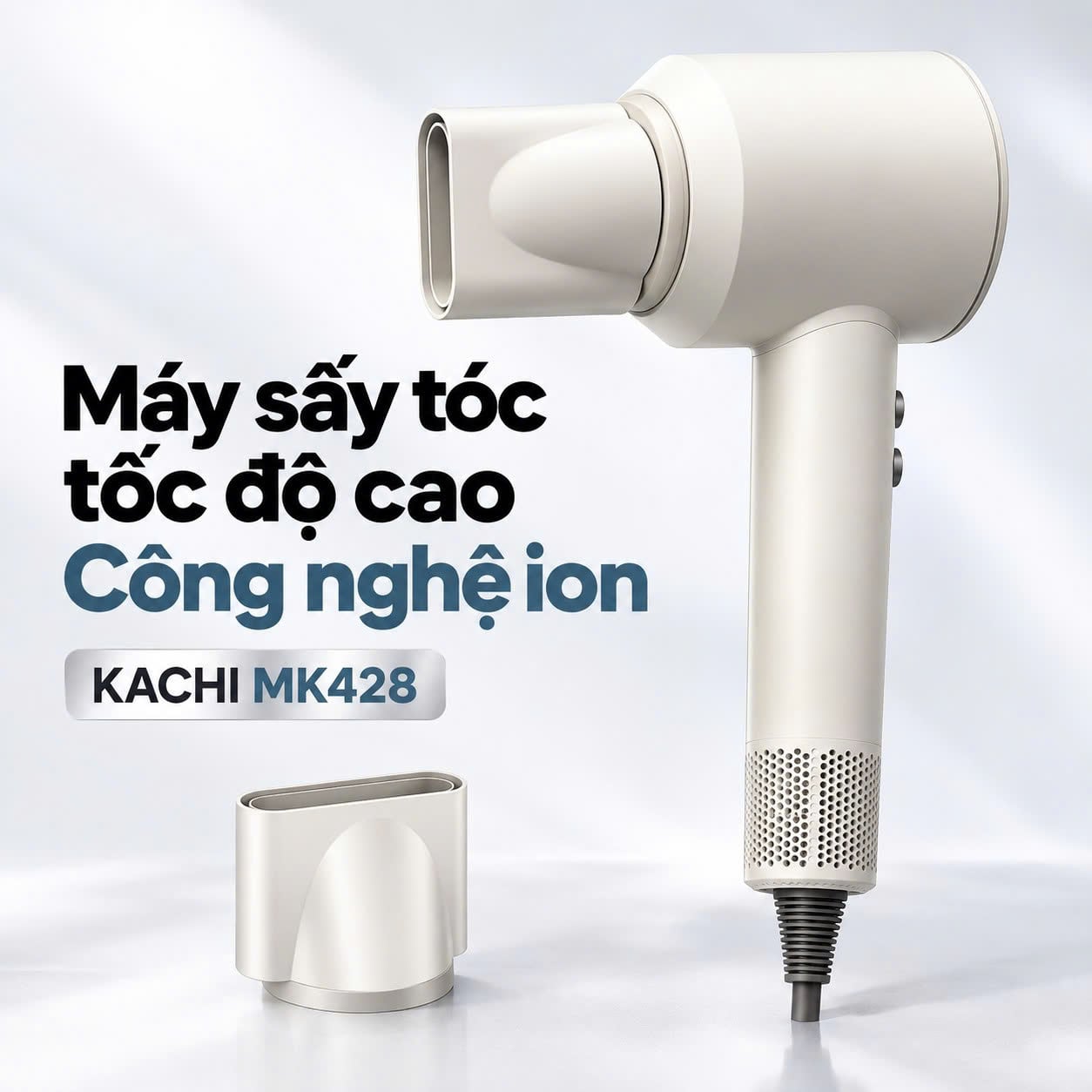 Máy sấy tóc Kachi MK428/MK429 ION – Chọn đúng phiên bản