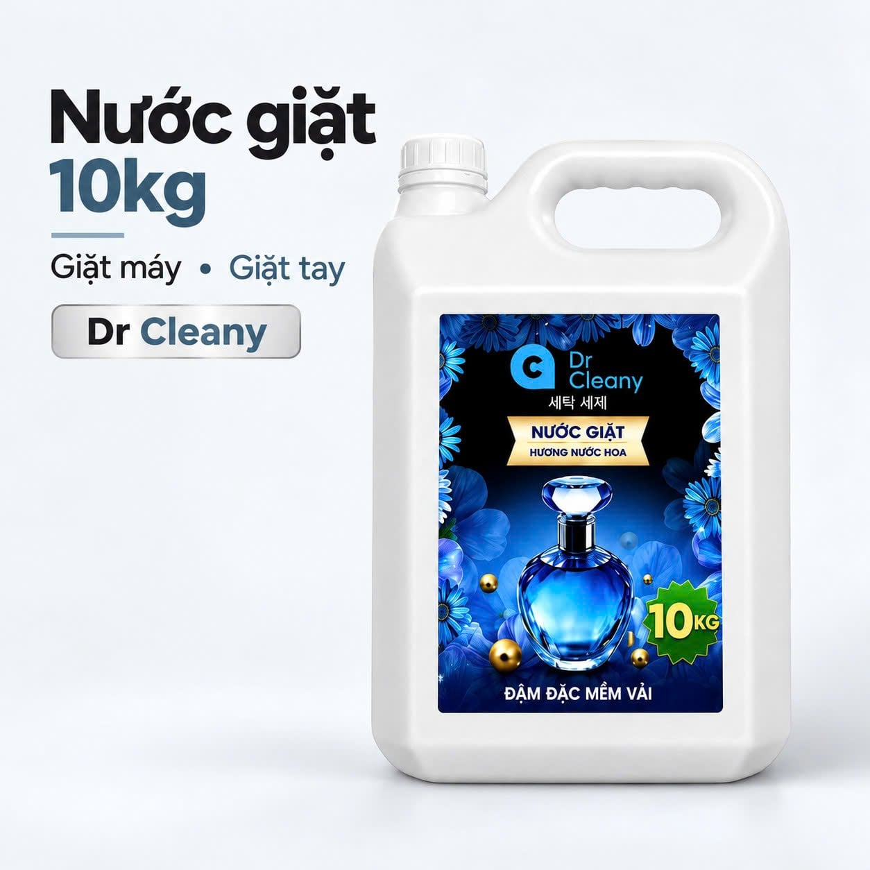 Nước giặt Dr. Cleany 10kg – Chuyên dụng cho mẻ giặt lớn