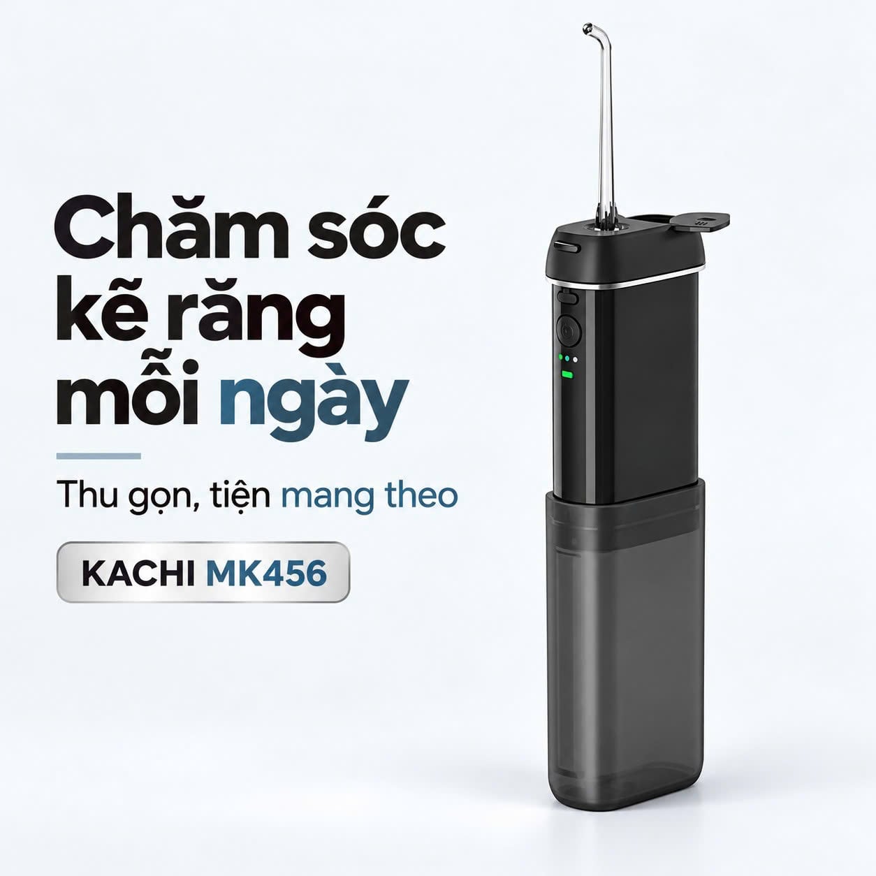 Máy tăm nước Kachi MK456 8W – 3 chế độ, 4 đầu phun