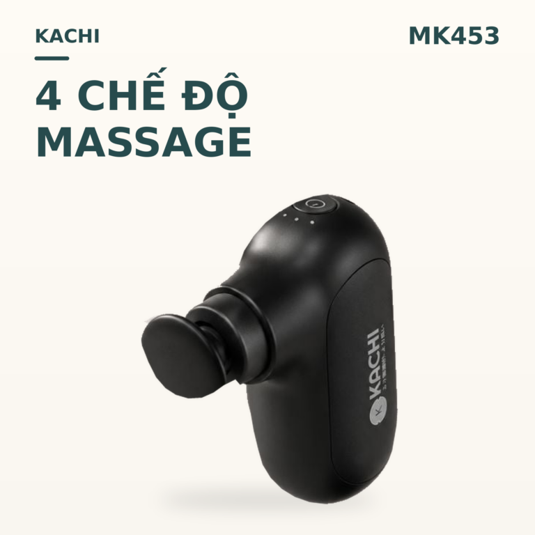 Máy massage mini KACHI MK453 - Kèm đầu massage mặt chuyên dụng