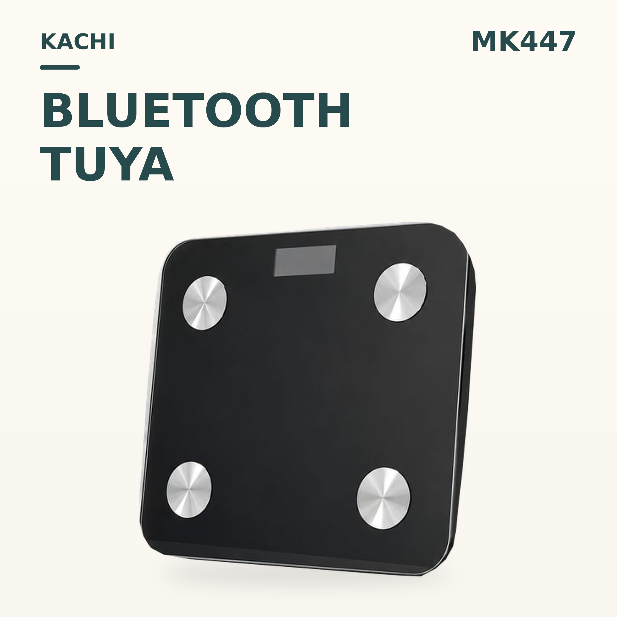 Hình sản phẩm Cân điện tử Kachi MK447 – Bluetooth Tuya, 12 chỉ số