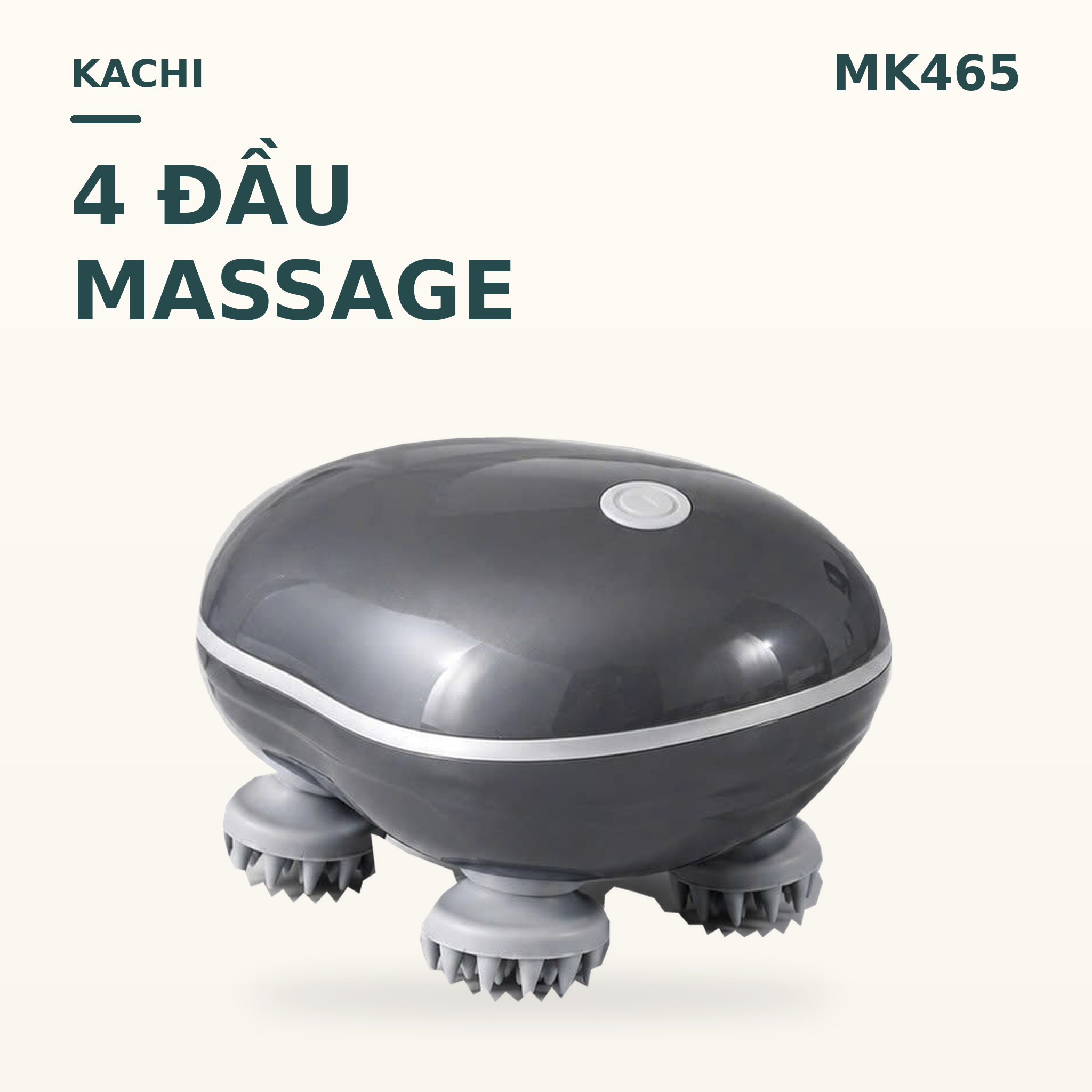 Máy Massage Đầu Kachi MK465 Chuẩn Chống Nước IPX7 – Giải Pháp Gội Đầu Dưỡng Sinh & Thư Giãn Da Đầu Tại Nhà