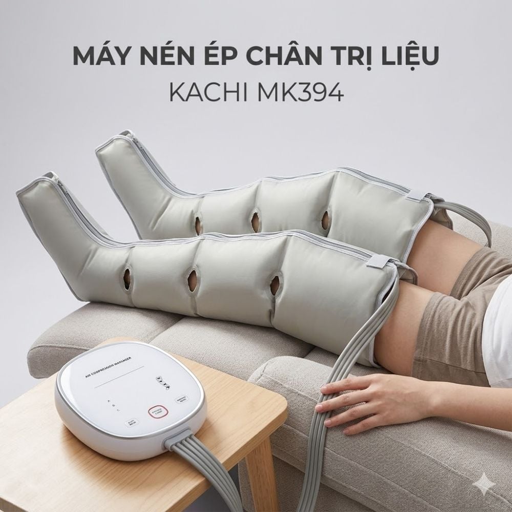 Máy nén ép trị liệu suy giãn tĩnh mạch chân Kachi MK394