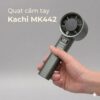 Hình ảnh chi tiết: Quạt Cầm Tay Kachi MK442 – 120 Cấp Độ Gió Tuabin, Màn Hình LED Hiển Thị Pin, Bảo Hành 18 Tháng